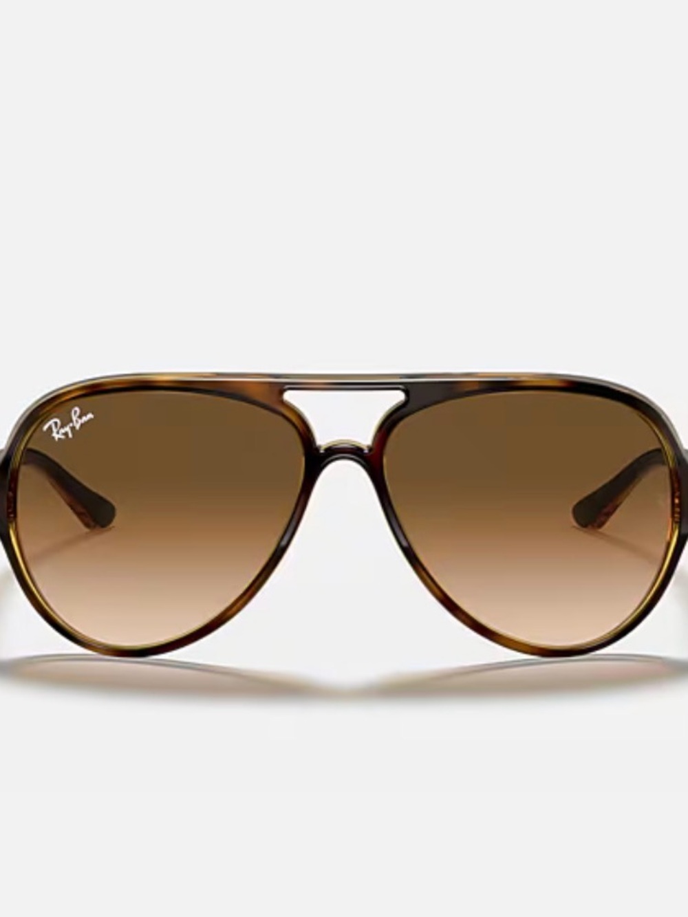 NIB Authentic Ray-Ban Cats 5000 Sunglasses - Havana-Brown Gradient Lenses